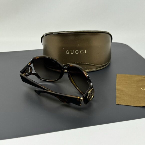 GUCCI Sunglasses Butterfly Tortoise shell GG 3061/S Italy 1934 Knight Logo main image 4